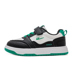 回力男童鞋子2026春季新款低帮男孩学生皮面软底运动鞋儿童板鞋