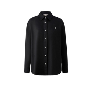 【100%亚麻】Eland衣恋衬衫男女款宽松版型长袖上衣2025夏季新款