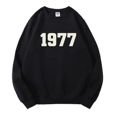 潮牌1977情侣卫衣秋冬款男士小众