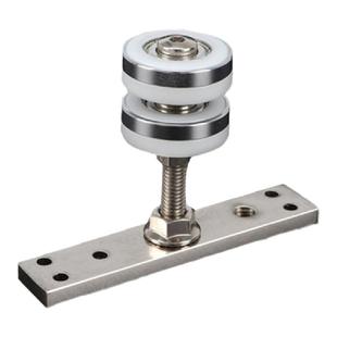 万向折叠门吊轮木门推拉门屏风滑轮吊轨移门隔断门轨道五金配件