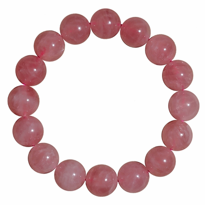 天然老矿马粉泡泡珠水晶手链星光