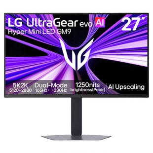 LG 27GM950B 27英寸5K电竞MINILED显示器165Hz高刷双模满血DP2.1