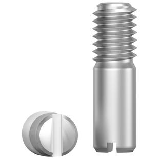 304不锈钢一字开槽无头螺钉定位圆柱销钉GB878轴位台阶螺丝螺栓