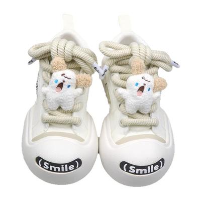 卡通毛绒布艺公仔鞋带扣配饰diy