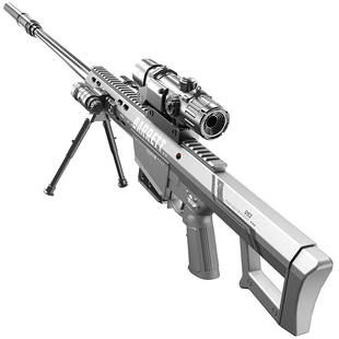 玩具枪软弹海绵儿童男孩3高级版模型巴雷特枪10岁以上6狙击枪连发