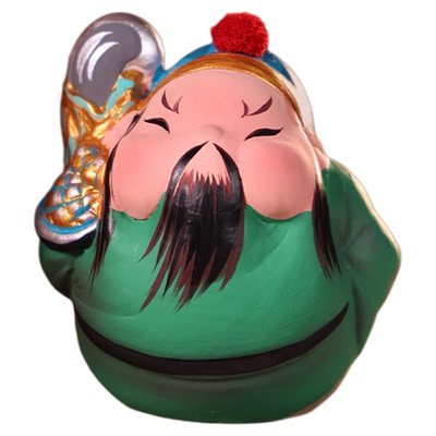 吉兔坊北京文创关羽庙关圣帝君手办摆件关公桌面摆件祝福招财开业