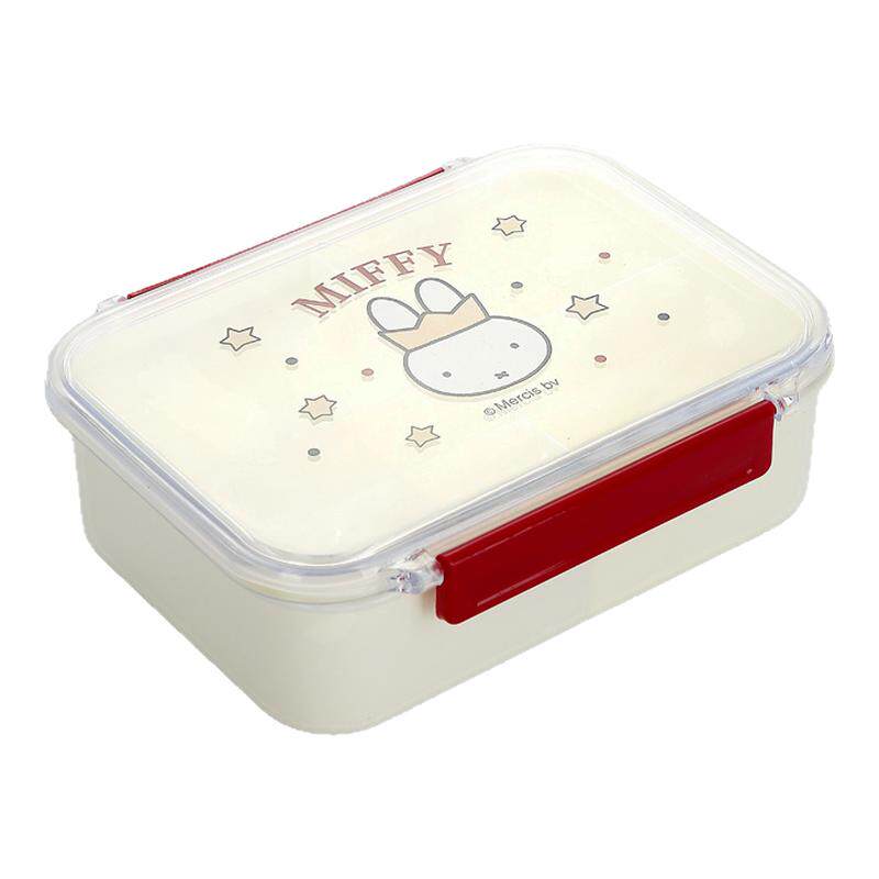 MIFFY米菲卡通塑料保鲜盒分格可微波炉学生午餐盒野餐露营水果盒
