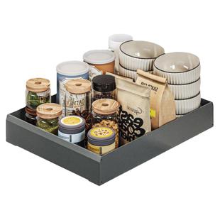 厨房转角拉篮抽屉式橱柜内置物架拐角密网拉蓝超深柜调味料收纳架