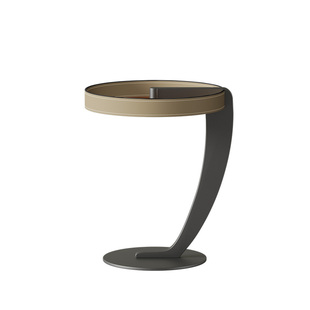 意式极简沙发边几轻奢不锈钢小户型茶几小桌子设计师角几卧室床头