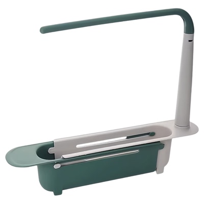 水池伸缩置物架沥水篮滤水槽可挂