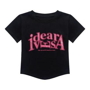 2025夏新款广场舞运动套装鬼步舞字母短袖工装裤健身操团体跳操服