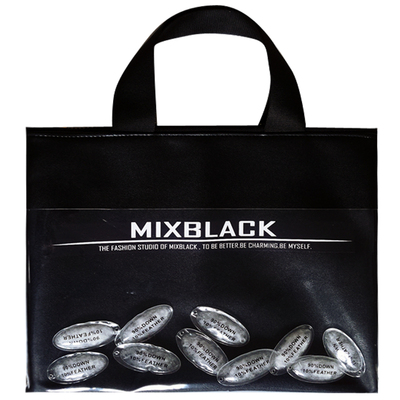 MIXBLACK 原创时尚通勤手提皮包男单肩斜挎大包袋简约休闲风