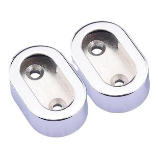 橱柜底座配件衣柜挂衣杆托横杆挂杆固定法兰座加厚依托衣通座子