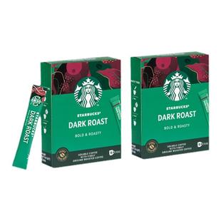 星巴克速溶黑咖啡粉 深度/中度烘焙美式健身伴侣官方正品