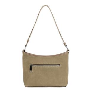 Lancaster兰卡斯特 Suede系列麂皮质感小牛皮水桶包大容量单肩包