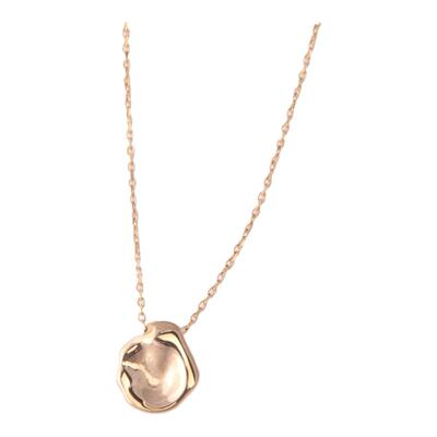 项链异形不规则圆牌金币叠搭ins