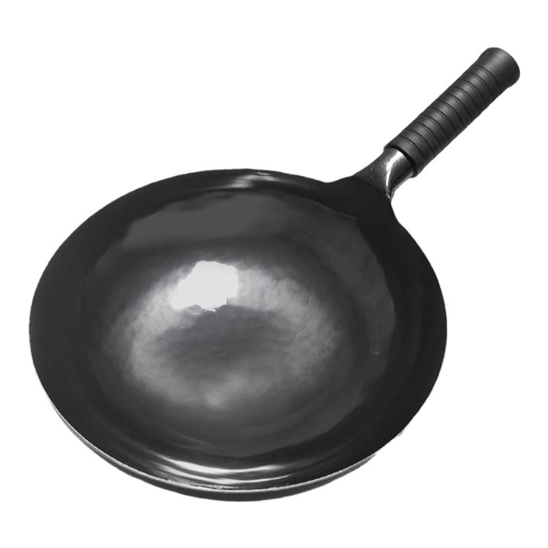 正品章丘炒锅手工铁锅官方旗舰家用传统不粘锅老式圆底中式无涂层