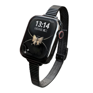 适用vivo watch gt2表带金属竹节小蛮腰表链iqoo手表watch5手表带高级感GT智能运动腕带高级感女生时尚