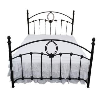 老匠铁艺床黑色1.35米轻奢北欧网红铁床1.5米1.8复式二楼环保床44