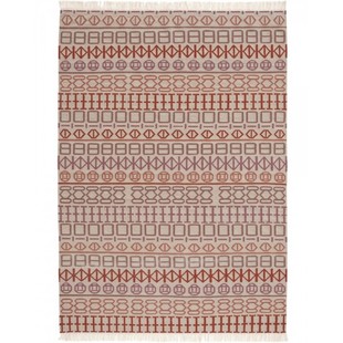 GIRONES进口西班牙手工编织纯羊毛基里姆KILIM薄地毯挂毯块毯