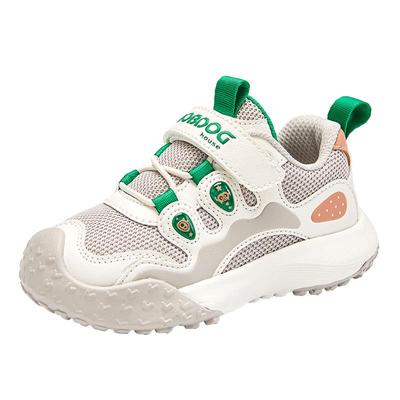 巴布豆童鞋2025夏季新款男童女童网面透气鞋子儿童防滑跑步运动鞋