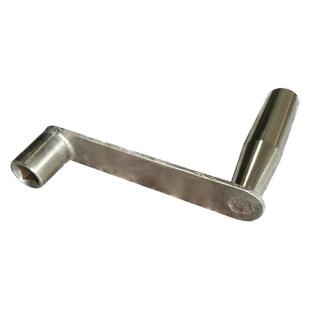 旗杆手摇升降装置内置升旗配件不锈钢方形边长10mm手摇把手柄把手