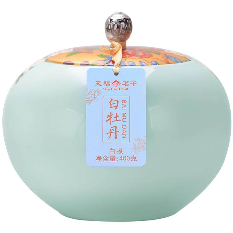 天福茗茶白牡丹福鼎茶叶白茶