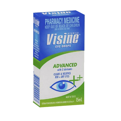 【百亿】Visine高级滴眼液聚乙烯醇滴眼液缓解疲劳干涩视力模糊