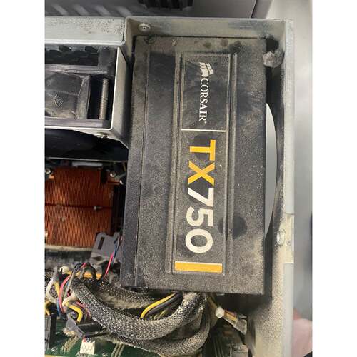 议价海盗船金牌电源TX750原机上面拆下来有10几个成色O可维修