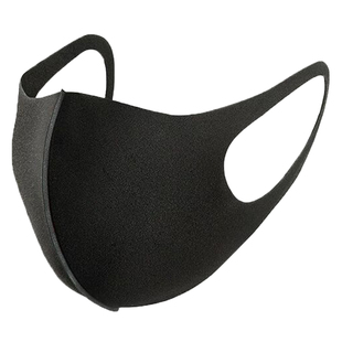 口罩网红明星同款女高颜值男潮款黑色薄款海绵可水洗3d立体黑囗罩