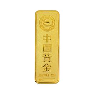 仿真金条收藏品投资金砖块沙金铜镀金样品假金条道具模型银行摆件