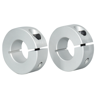 SCSAW光轴固定环开口卡扣轴套铝夹紧环锁紧套SCNPAW轴承限位挡环