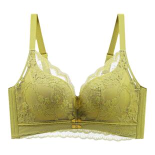 小胸中厚性感75A90B内衣女聚拢收副乳防下垂薄款调整托胸文胸套装