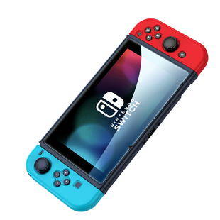 Newyu适用任天堂Switch钢化膜SwitchOLED全屏lite游戏机屏幕保护膜Nintendo续航版高清护眼贴膜蓝光防摔玻璃