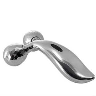 大号提拉紧致V脸棒手动滚轮按摩器3D紧脸面部按摩仪脸器按摩棒