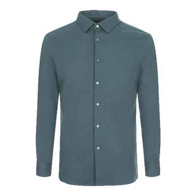 BRAUN BUFFEL/布兰施男士都市精英长袖衬衫商务休闲开衫翻领衬衣