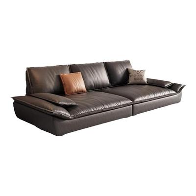 帕沙曼帆船真皮沙发头层牛皮意式