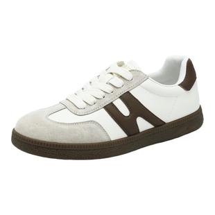 【清仓特价】自由姿色运动休闲鞋春秋新款厚底板鞋女复古百德训鞋