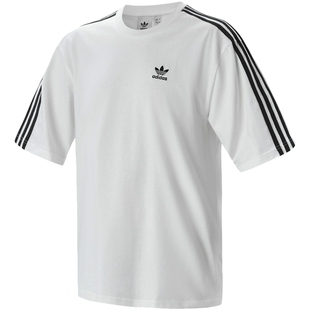 滔搏adidas阿迪达斯三叶草男子Oversizetee运动休闲短袖T恤IZ2474
