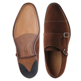 LOAKE Cannon_F 1880 英国名鞋 男士手工固特异双扣孟克皮鞋 3色