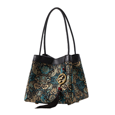 上海故事名家宋锦手提四方包