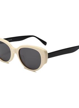 网红墨镜女近视猫眼韩版防紫外线