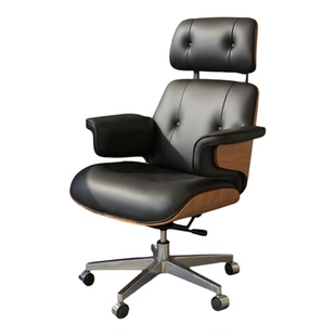 云木办公椅电脑椅伊姆斯老板椅可躺单人转椅久坐舒适大班椅总裁椅