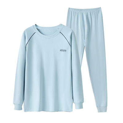 猫人青少年秋衣秋裤保暖套装