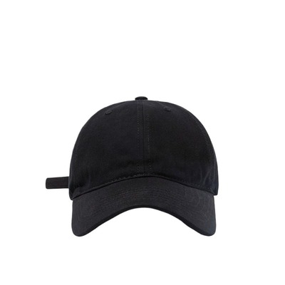 新款夏季宽帽檐黑色棒球帽