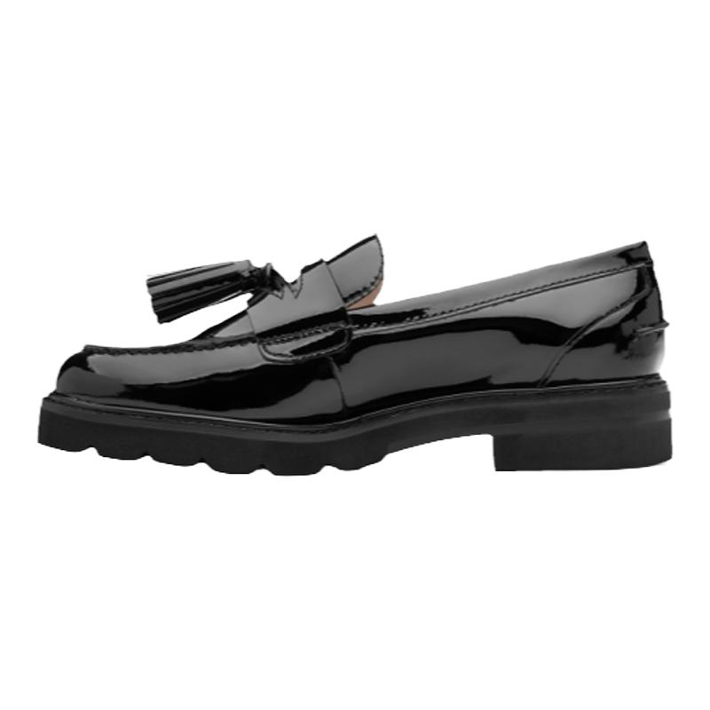 Stuart Weitzman/SW ADRINA 春夏厚底流苏学院风乐福鞋小皮鞋女