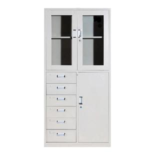 钢制办公室文件柜铁皮柜子档案柜资料柜财务凭证带锁储物书柜