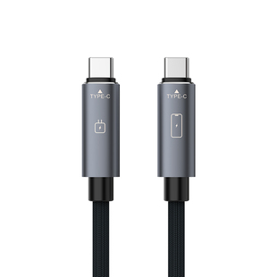 140W多协议快充数据线金属编织适用苹果17华为安卓vivo手机车载typec协议闪充双C充电线