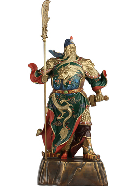 原创全铜摆件关羽佛像供奉武财神