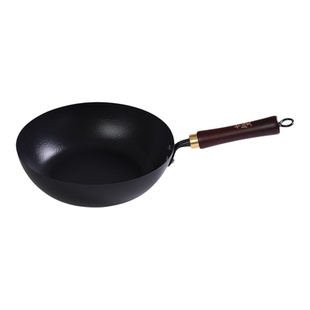 卡拉里28cm平底锅无涂层炒锅不粘锅铁锅燃气电磁炉通用